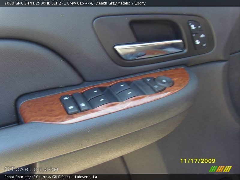 Stealth Gray Metallic / Ebony 2008 GMC Sierra 2500HD SLT Z71 Crew Cab 4x4