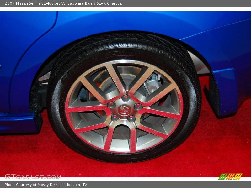 Sapphire Blue / SE-R Charcoal 2007 Nissan Sentra SE-R Spec V