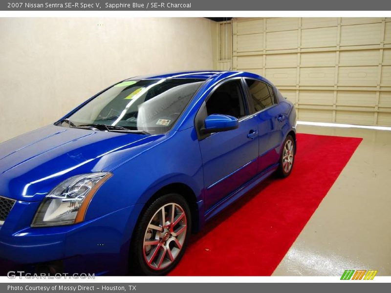 Sapphire Blue / SE-R Charcoal 2007 Nissan Sentra SE-R Spec V