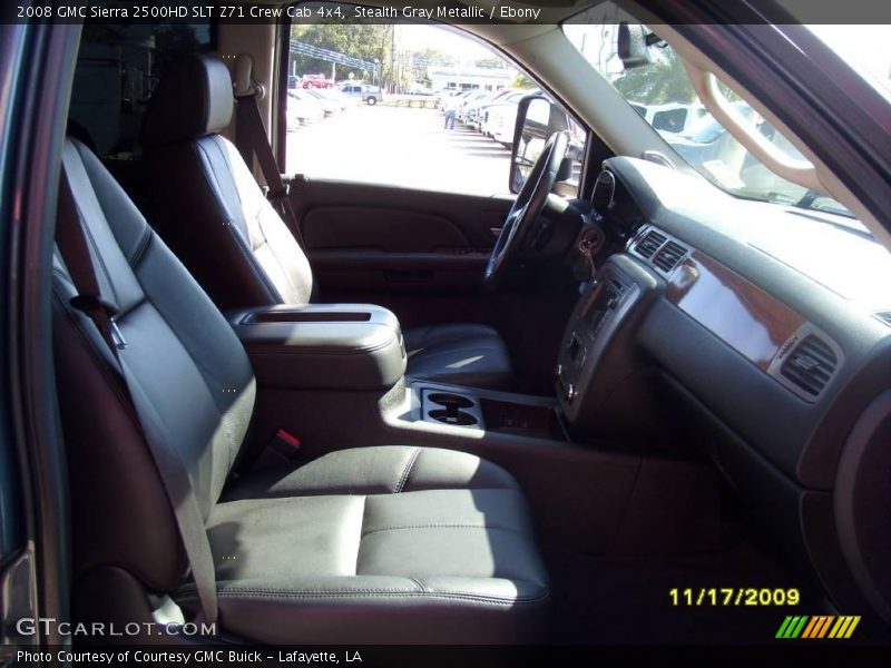 Stealth Gray Metallic / Ebony 2008 GMC Sierra 2500HD SLT Z71 Crew Cab 4x4