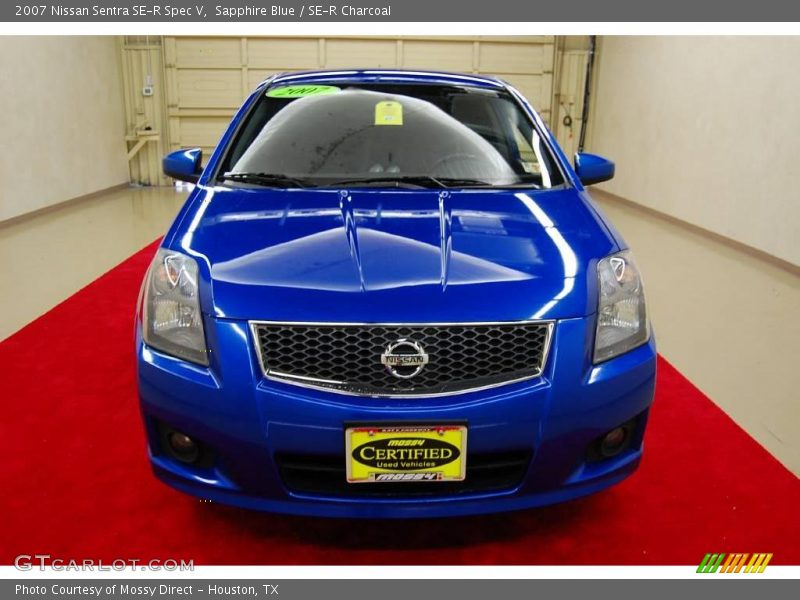 Sapphire Blue / SE-R Charcoal 2007 Nissan Sentra SE-R Spec V