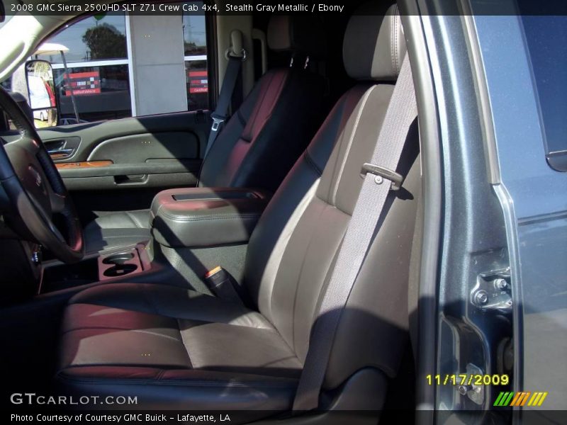 Stealth Gray Metallic / Ebony 2008 GMC Sierra 2500HD SLT Z71 Crew Cab 4x4