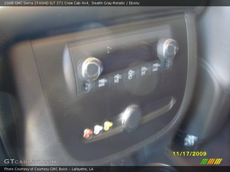 Stealth Gray Metallic / Ebony 2008 GMC Sierra 2500HD SLT Z71 Crew Cab 4x4