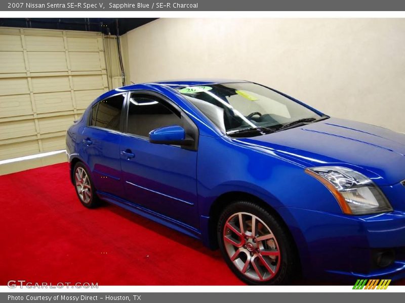 Sapphire Blue / SE-R Charcoal 2007 Nissan Sentra SE-R Spec V