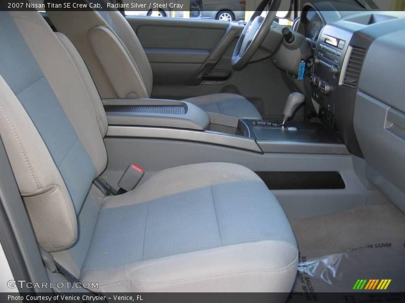 Radiant Silver / Steel Gray 2007 Nissan Titan SE Crew Cab