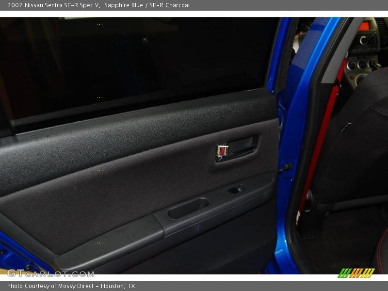 Sapphire Blue / SE-R Charcoal 2007 Nissan Sentra SE-R Spec V