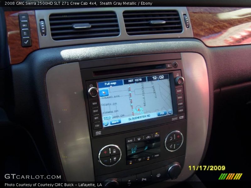 Stealth Gray Metallic / Ebony 2008 GMC Sierra 2500HD SLT Z71 Crew Cab 4x4