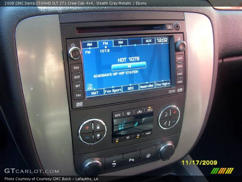Stealth Gray Metallic / Ebony 2008 GMC Sierra 2500HD SLT Z71 Crew Cab 4x4