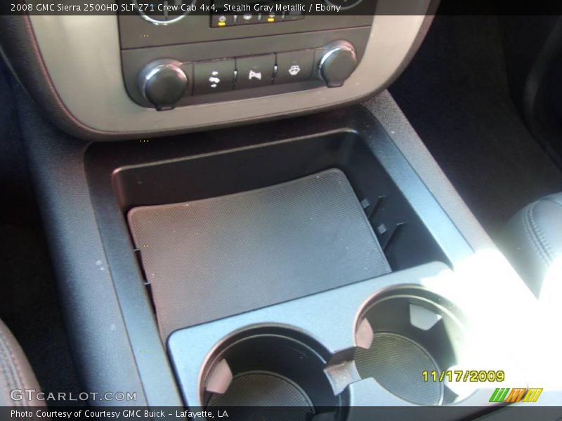 Stealth Gray Metallic / Ebony 2008 GMC Sierra 2500HD SLT Z71 Crew Cab 4x4