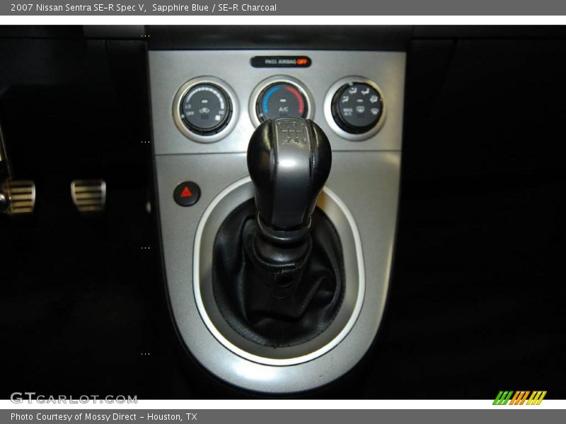 Sapphire Blue / SE-R Charcoal 2007 Nissan Sentra SE-R Spec V