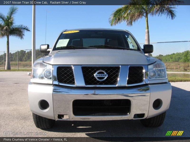 Radiant Silver / Steel Gray 2007 Nissan Titan SE Crew Cab