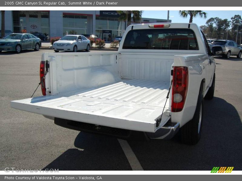 Summit White / Dark Pewter 2005 GMC Canyon SL Regular Cab