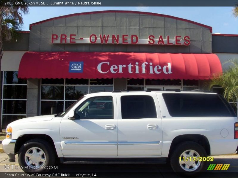 Summit White / Neutral/Shale 2005 GMC Yukon XL SLT