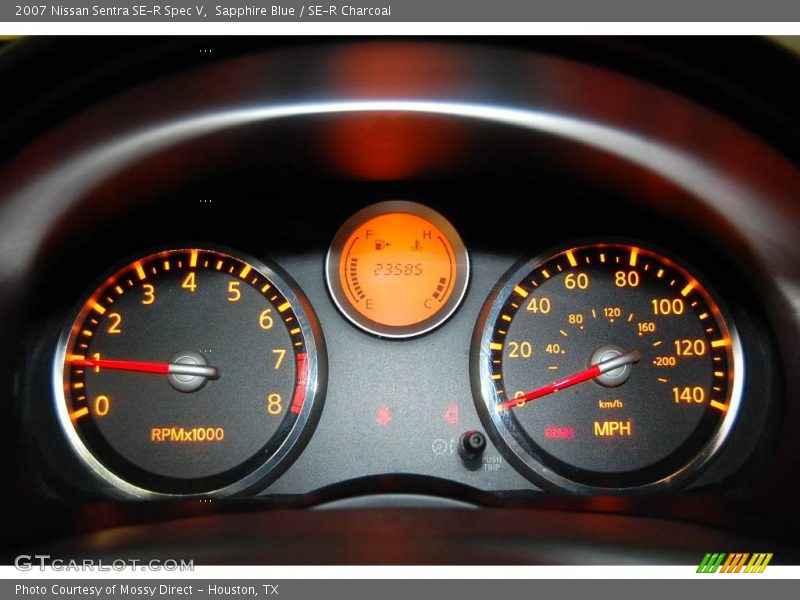 Sapphire Blue / SE-R Charcoal 2007 Nissan Sentra SE-R Spec V
