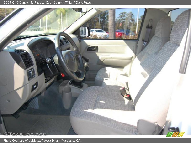 Summit White / Dark Pewter 2005 GMC Canyon SL Regular Cab