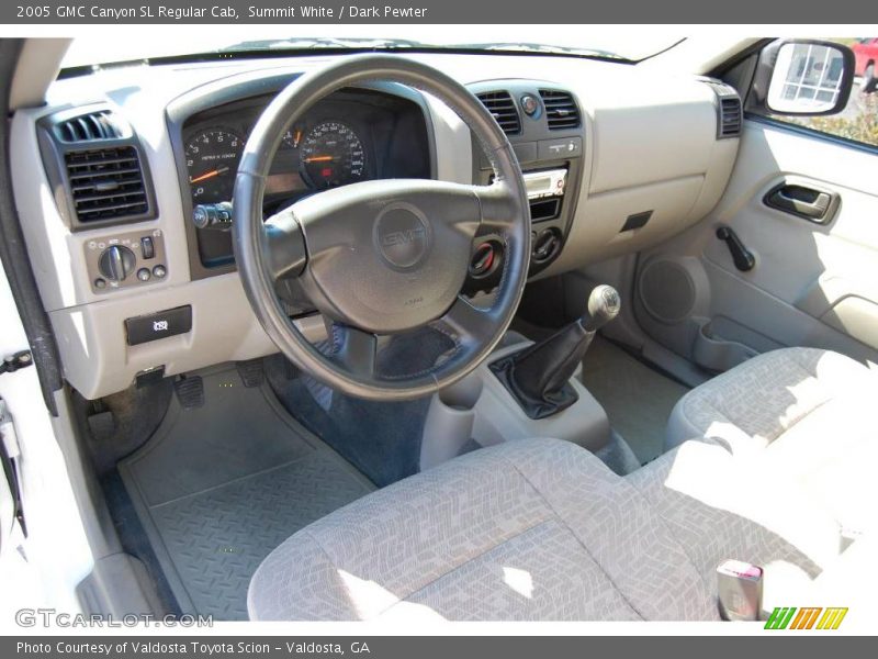 Summit White / Dark Pewter 2005 GMC Canyon SL Regular Cab
