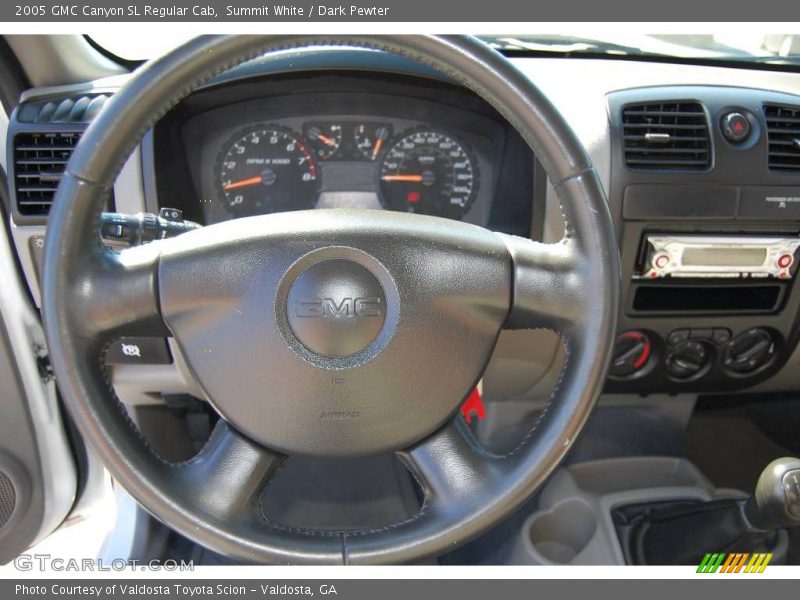 Summit White / Dark Pewter 2005 GMC Canyon SL Regular Cab