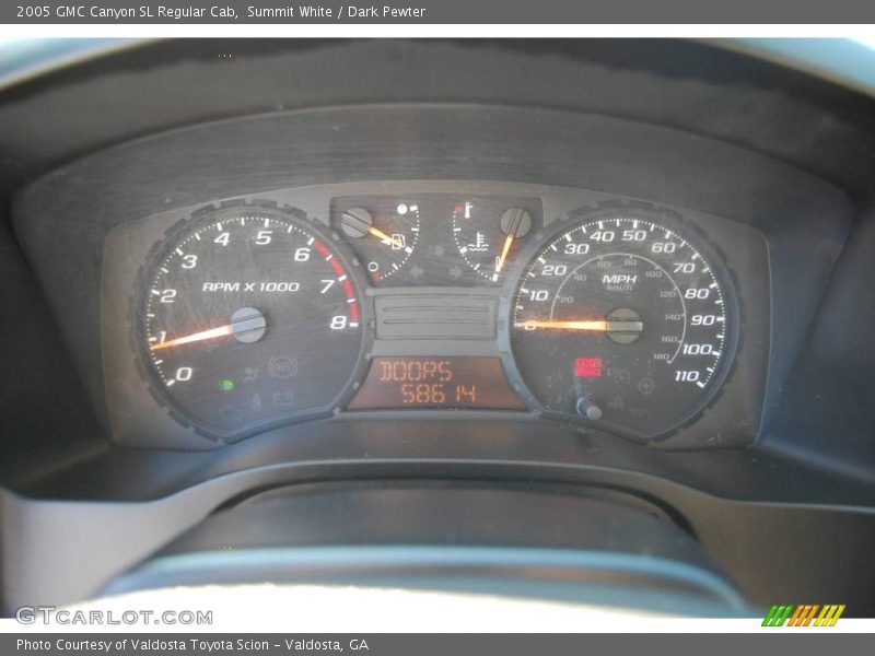 Summit White / Dark Pewter 2005 GMC Canyon SL Regular Cab
