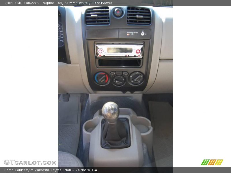 Summit White / Dark Pewter 2005 GMC Canyon SL Regular Cab