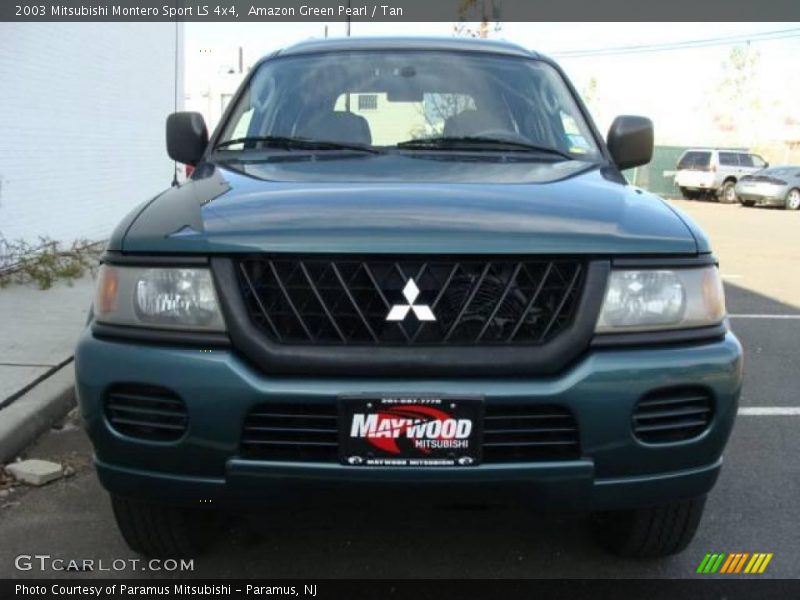 Amazon Green Pearl / Tan 2003 Mitsubishi Montero Sport LS 4x4