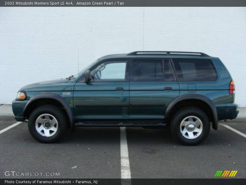 Amazon Green Pearl / Tan 2003 Mitsubishi Montero Sport LS 4x4