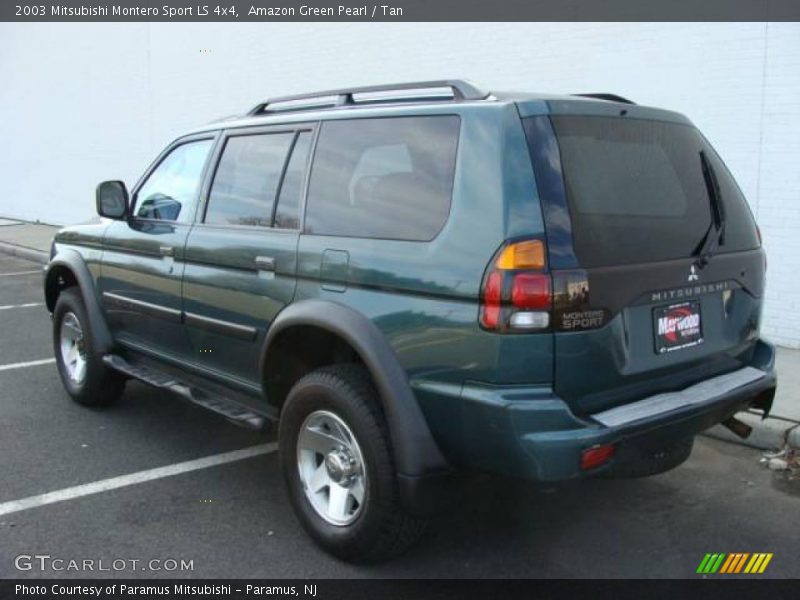 Amazon Green Pearl / Tan 2003 Mitsubishi Montero Sport LS 4x4