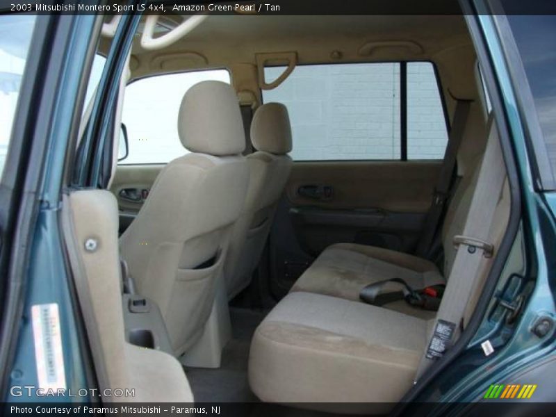 Amazon Green Pearl / Tan 2003 Mitsubishi Montero Sport LS 4x4