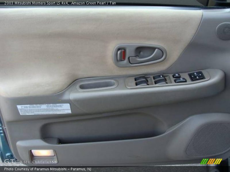 Amazon Green Pearl / Tan 2003 Mitsubishi Montero Sport LS 4x4