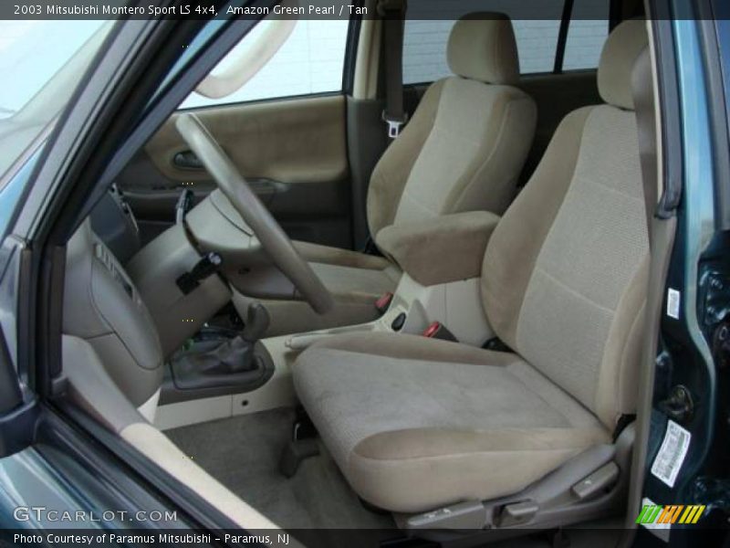 Amazon Green Pearl / Tan 2003 Mitsubishi Montero Sport LS 4x4