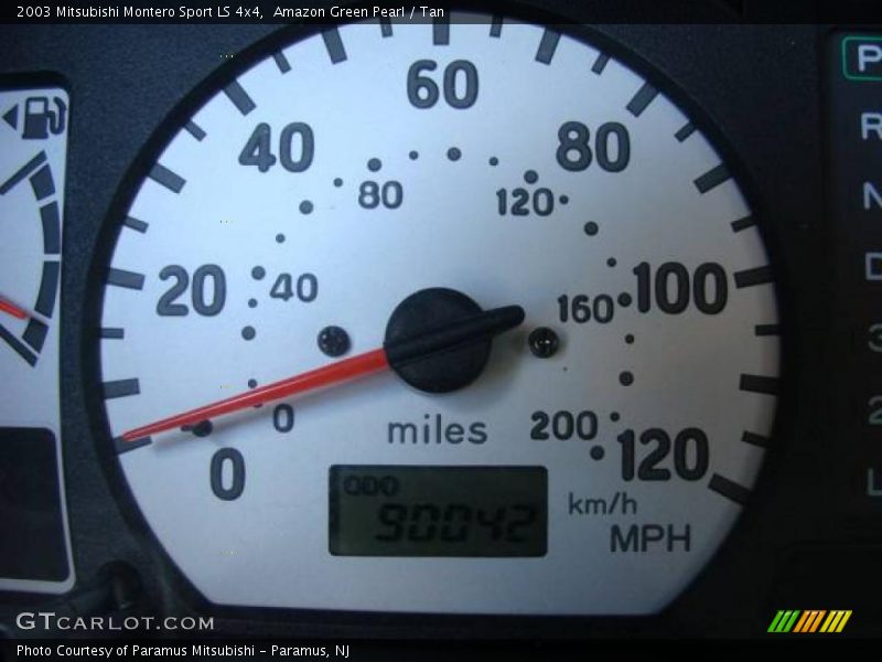 Amazon Green Pearl / Tan 2003 Mitsubishi Montero Sport LS 4x4