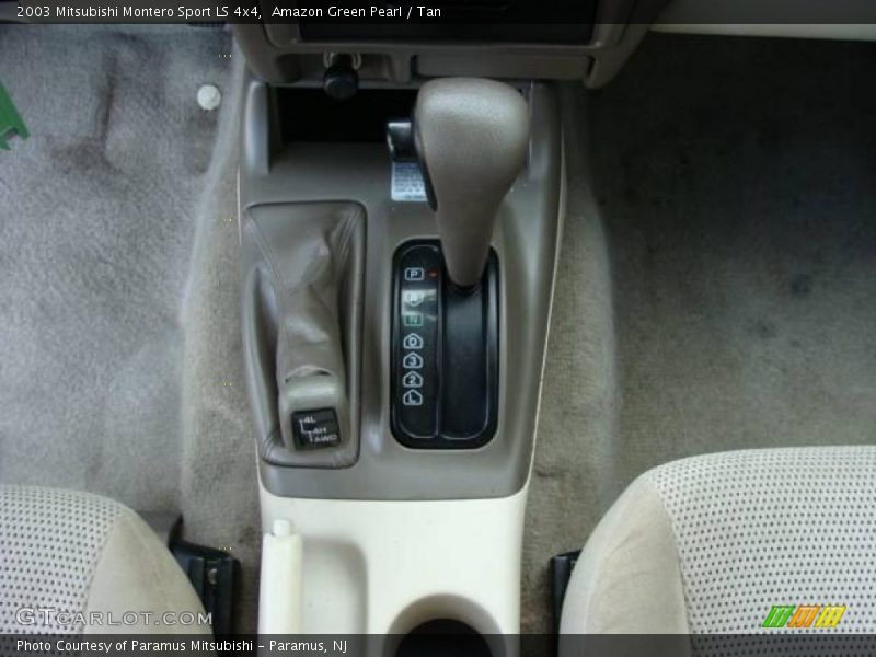 Amazon Green Pearl / Tan 2003 Mitsubishi Montero Sport LS 4x4