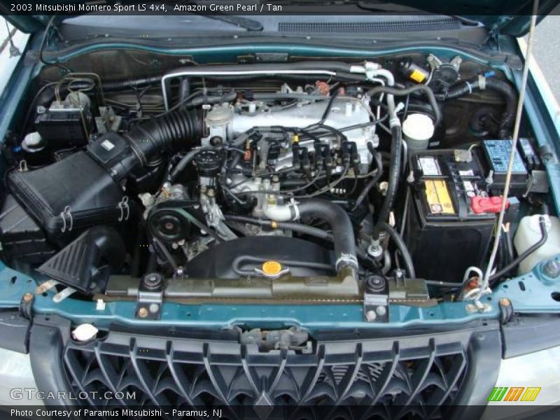 Amazon Green Pearl / Tan 2003 Mitsubishi Montero Sport LS 4x4