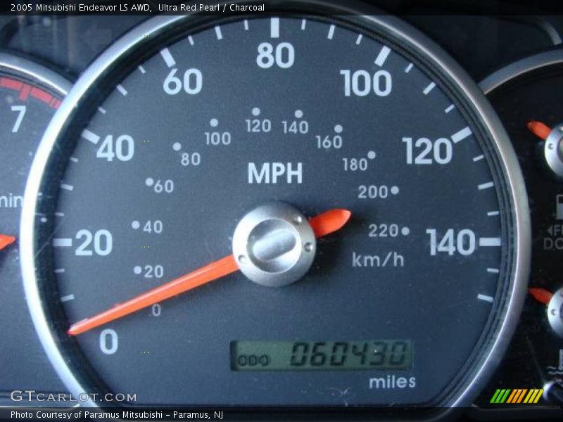 Ultra Red Pearl / Charcoal 2005 Mitsubishi Endeavor LS AWD