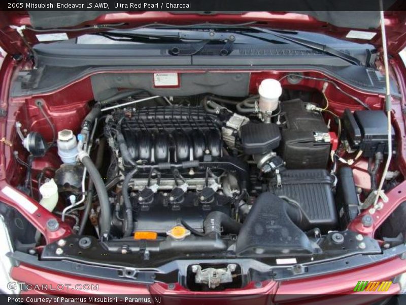 Ultra Red Pearl / Charcoal 2005 Mitsubishi Endeavor LS AWD