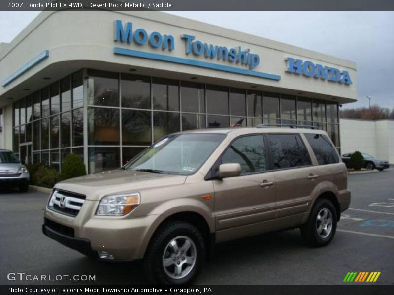 Desert Rock Metallic / Saddle 2007 Honda Pilot EX 4WD