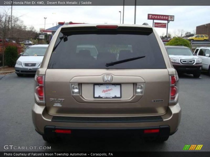 Desert Rock Metallic / Saddle 2007 Honda Pilot EX 4WD