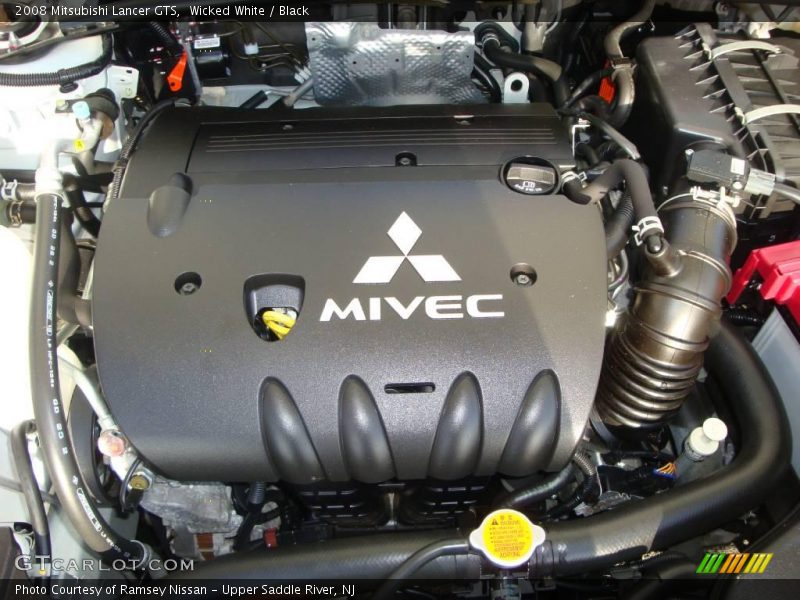 Wicked White / Black 2008 Mitsubishi Lancer GTS
