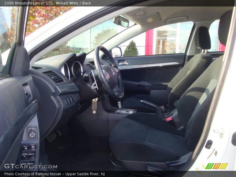 Wicked White / Black 2008 Mitsubishi Lancer GTS