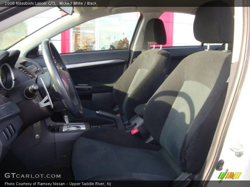 Wicked White / Black 2008 Mitsubishi Lancer GTS