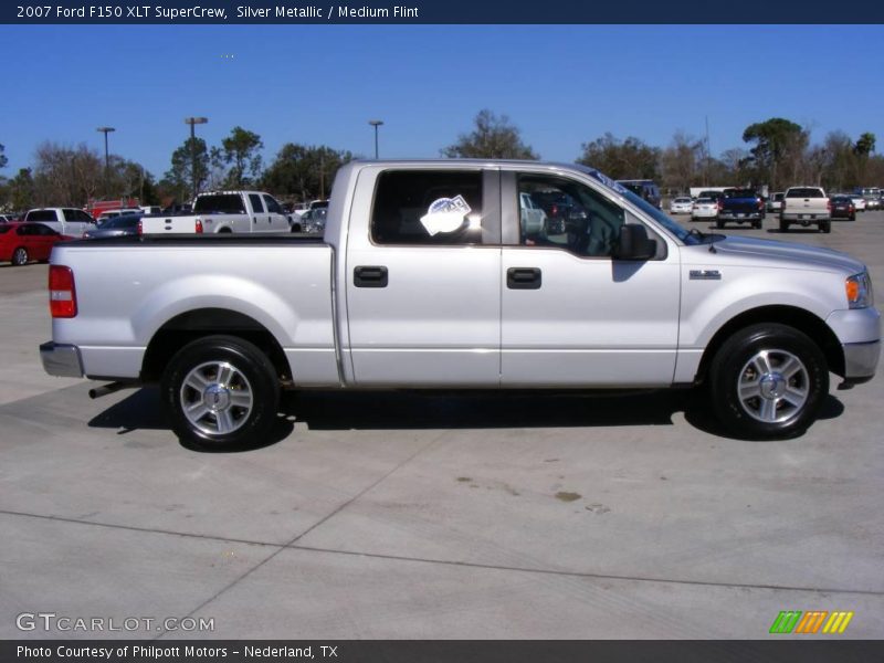 Silver Metallic / Medium Flint 2007 Ford F150 XLT SuperCrew
