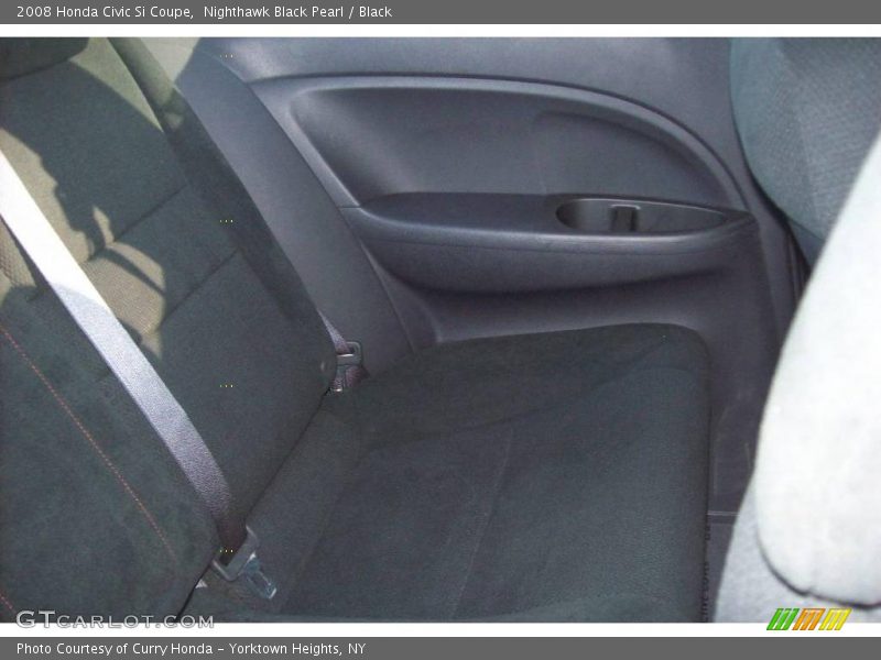 Nighthawk Black Pearl / Black 2008 Honda Civic Si Coupe