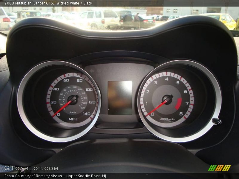 Wicked White / Black 2008 Mitsubishi Lancer GTS