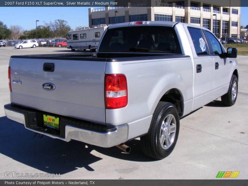 Silver Metallic / Medium Flint 2007 Ford F150 XLT SuperCrew