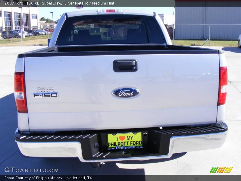 Silver Metallic / Medium Flint 2007 Ford F150 XLT SuperCrew