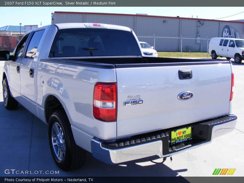 Silver Metallic / Medium Flint 2007 Ford F150 XLT SuperCrew