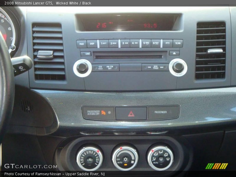 Wicked White / Black 2008 Mitsubishi Lancer GTS