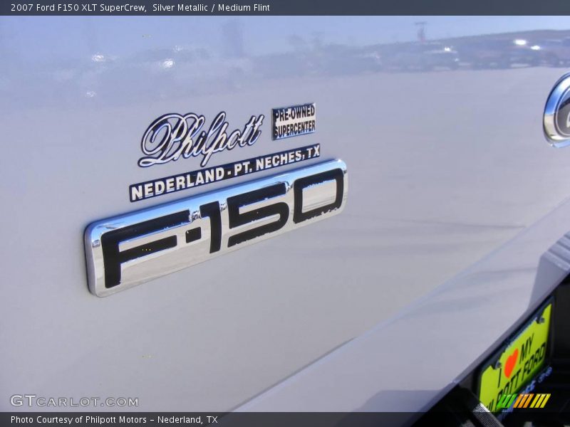 Silver Metallic / Medium Flint 2007 Ford F150 XLT SuperCrew
