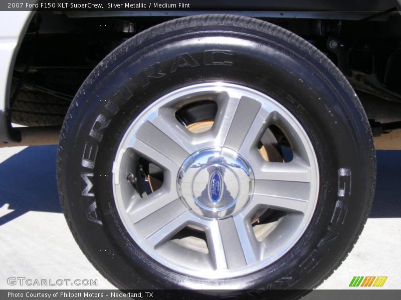 Silver Metallic / Medium Flint 2007 Ford F150 XLT SuperCrew