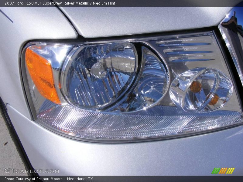 Silver Metallic / Medium Flint 2007 Ford F150 XLT SuperCrew
