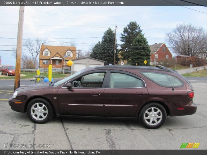 Chestnut Metallic / Medium Parchment 2000 Mercury Sable LS Premium Wagon